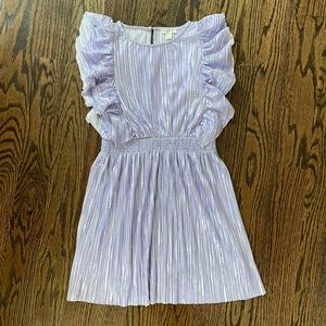 Crewcuts Lavender Shimmer Dress. Size Medium. Only worn twice. Perfect Spring